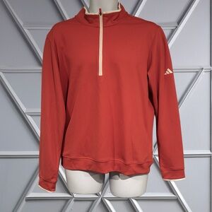 Adidas Men’s Lightweight 1/4 Zip Golf Top – NWT – Melon – Size M